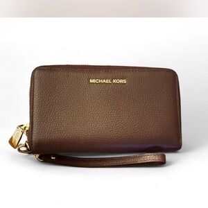 Michael Kors Dark Brown Leather Wallet